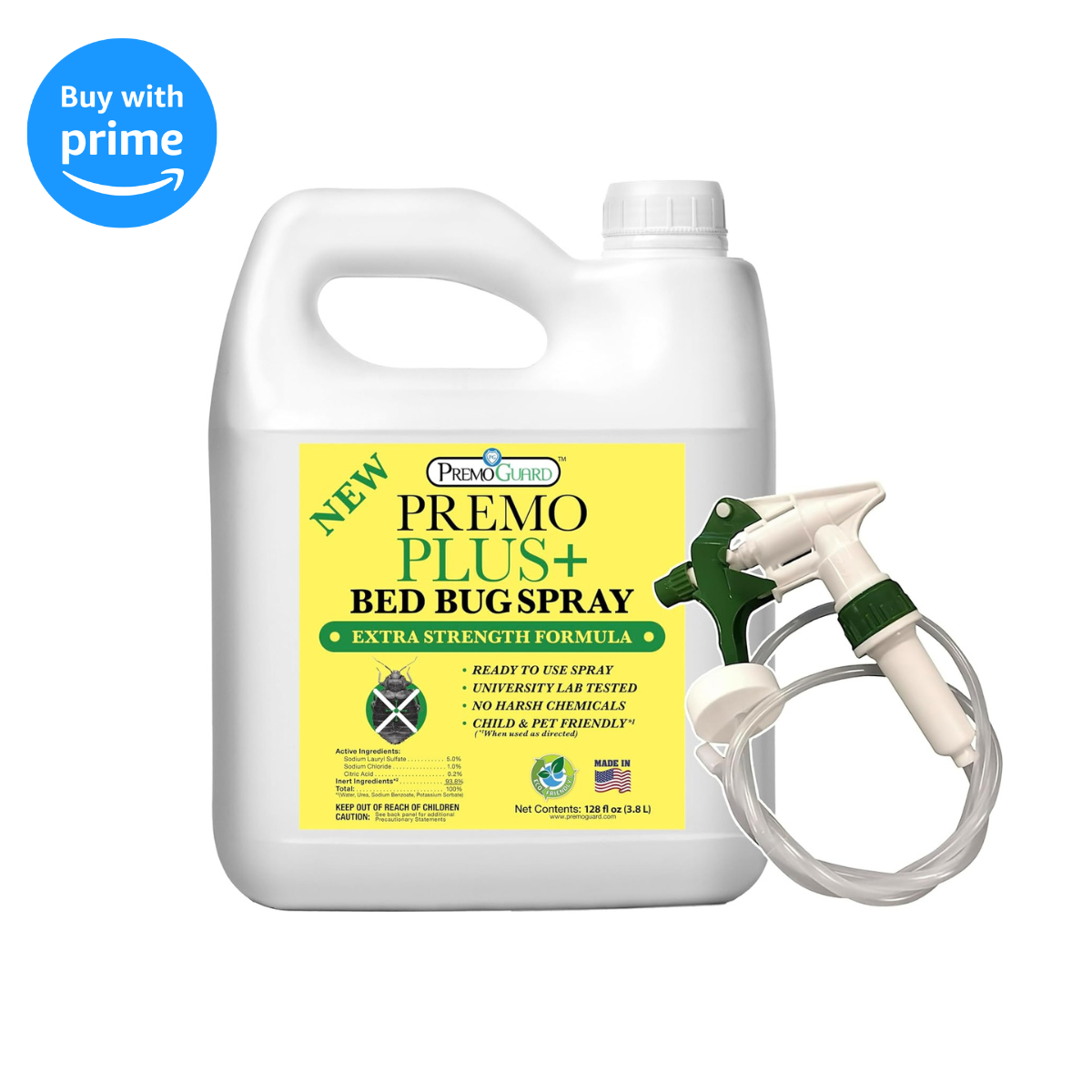 Bed Bug Plus Spray | Natural & Non-Toxic | Premo Guard