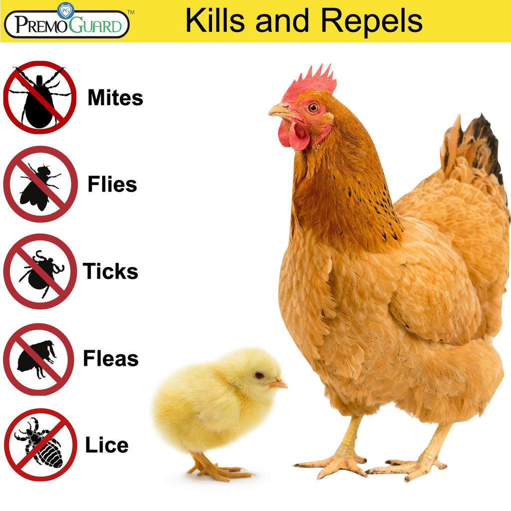 Poultry Spray for Mites | Plant Based Natural Non-Toxic | Premo Guard