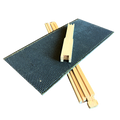 Deep 9 1/8-Inch Langsroth Frame, Grooved Top / Grooved Bottom With Double Wax Foundation